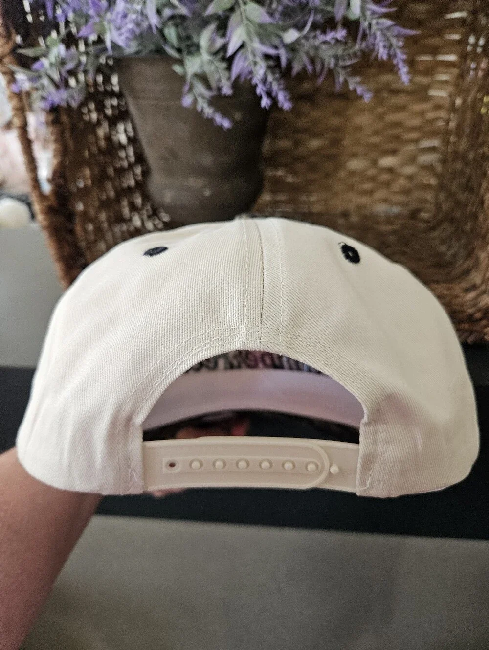 Perfectly Imperfect Ivory and Camouflage Cap